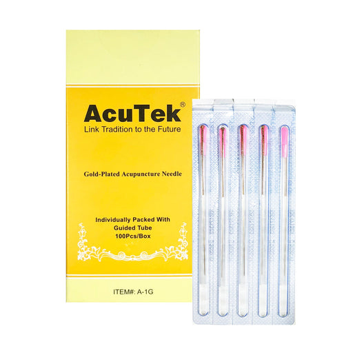 AcuTek Gold Plated Single Needle Pack ** CLEARANCE ** EXP: 08/2024