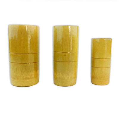 3 Piece Bamboo Cups for Fire Cupping