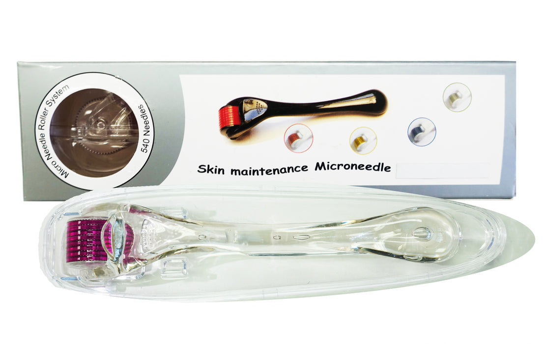 Dermal Roller for Microneedling with Crystal Clear Case