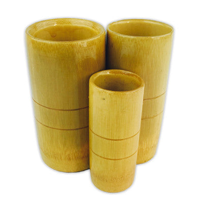 3 Piece Bamboo Cups for Fire Cupping