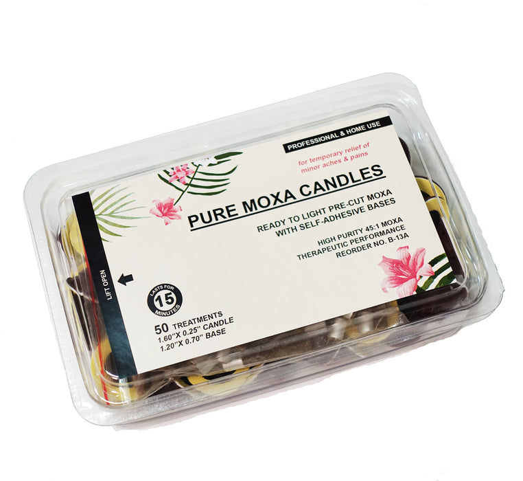 Pure Moxa Candles for Indirect Moxibustion