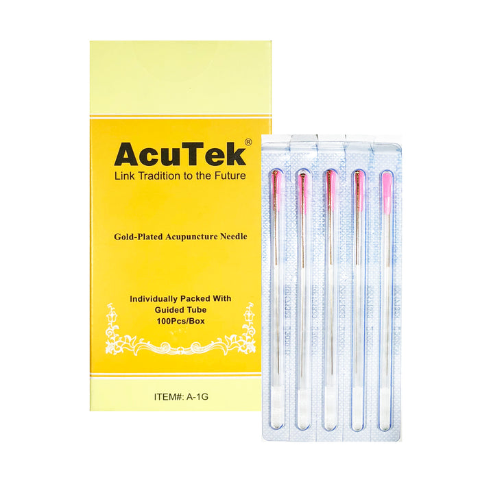 AcuTek Gold Plated Single Needle Pack