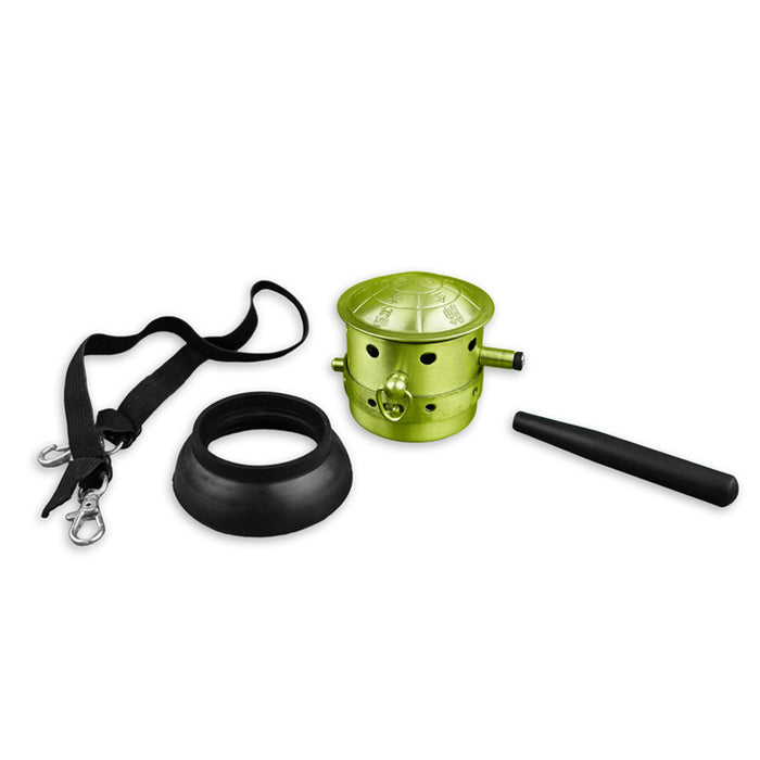 Fire Dragon Brass Moxa Burner with Strap and Handle