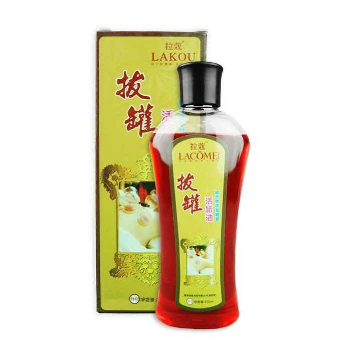 Massage Oil for Moving Cupping Therapy