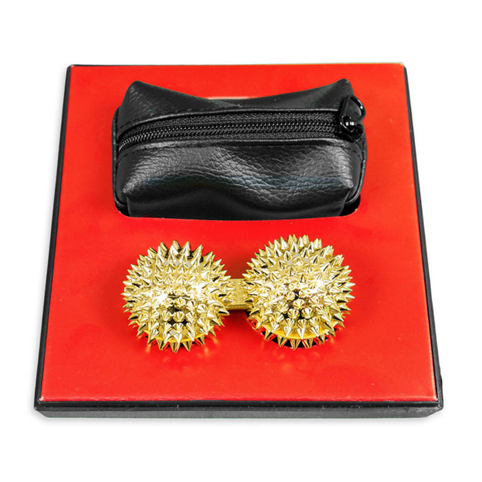 24K Gold Coated Spiked Balls