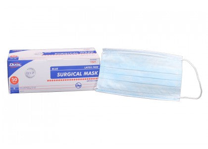 Latex Free Surgical Face Mask in Blue